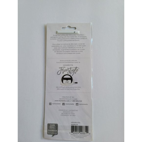 Momenta Universal Metal Dies Bird & Branch Cutting Templates 3 Dies - Picture 3 of 3